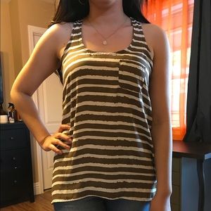 Forever 21 Striped Tank Top Blouse